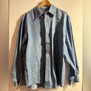 Brooks Brothers size large button down light blue shirt